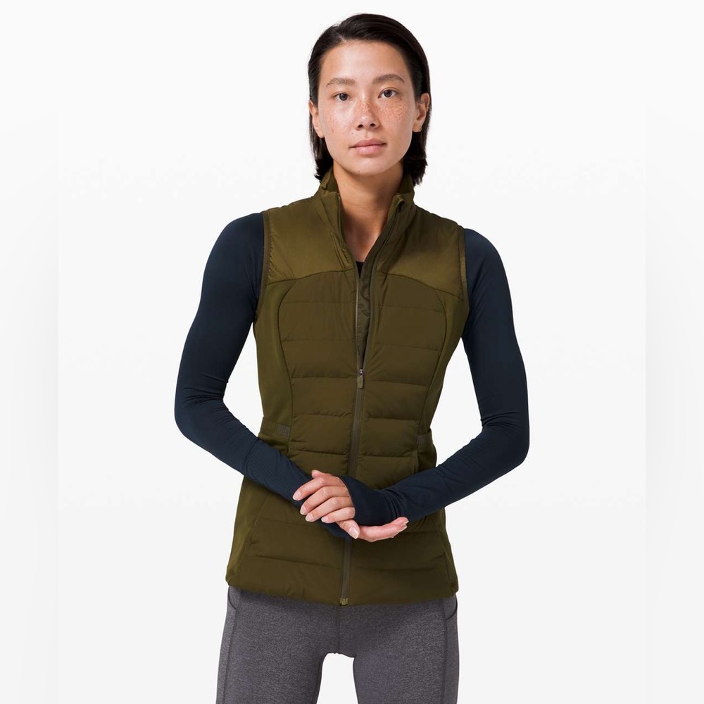 Lululemon Down For It All Vest size 6
